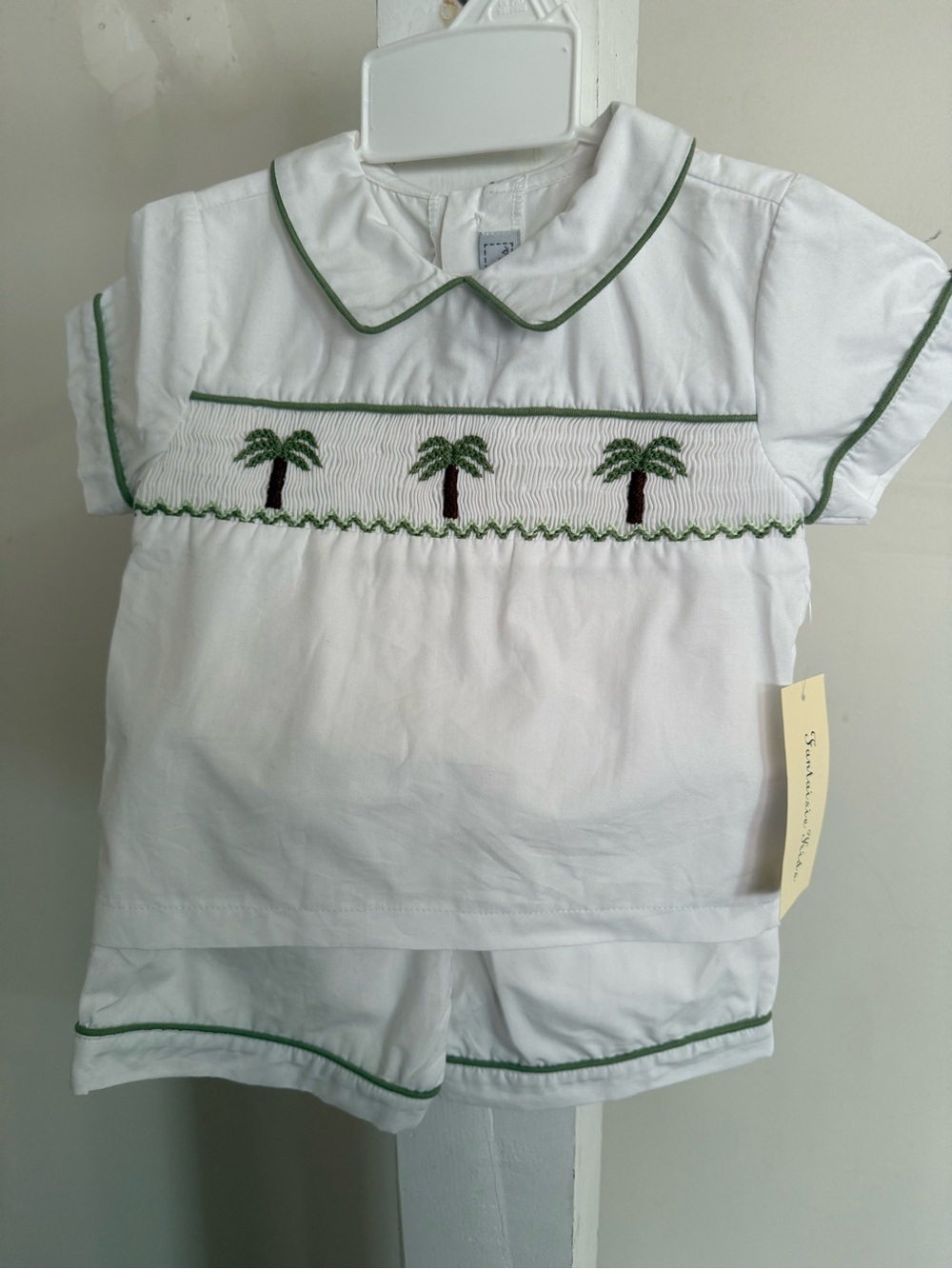 NWT Fantasie Kids Smocked Shorts Set